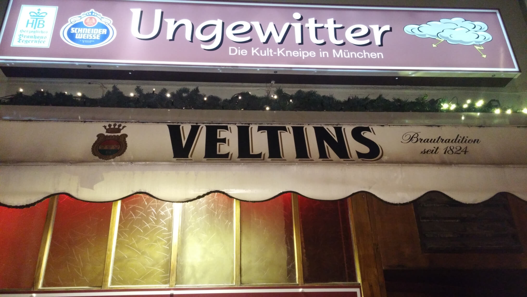 Neues vom Ungewitter, der Kult-Kneipe - Boazn mit Charm und langer Tradition in München